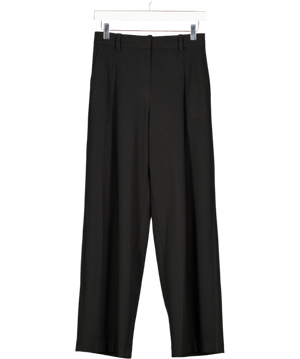H&M Black Wide Leg Tailored Trousers UK 6
