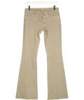 M.I.H MADE IN HEAVEN Light Khaki Green Casablance Mid-rise Flare Jeans W27