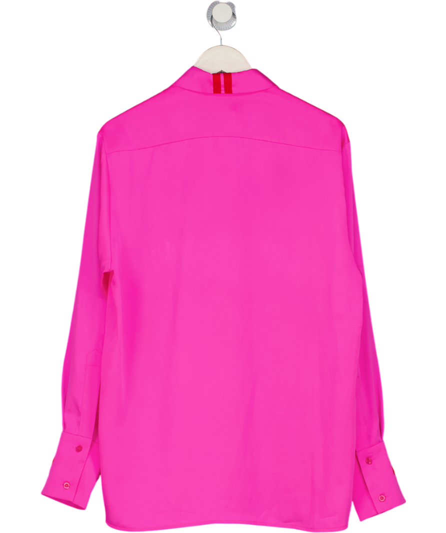 SERENA BUTE Shocking Pink Oversized Shirt UK M