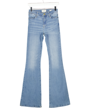 FRAME Blue Le High Flare High-rise Flare-leg Stretch-denim Jeans W25