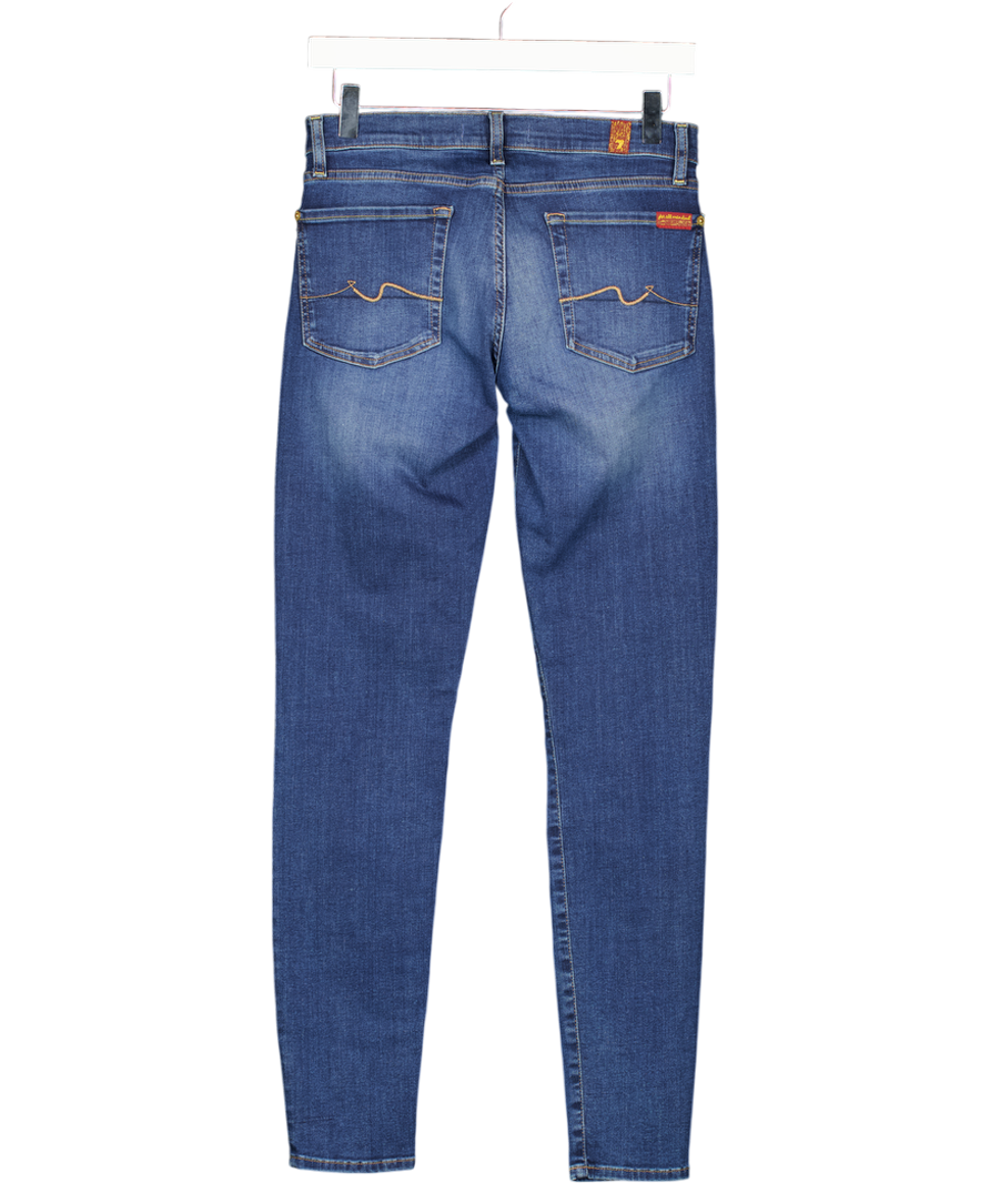 7 For All Mankind Blue The Skinny B(air) Duchess Jeans W27