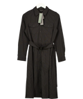 S.Deer Black Secret Love Series Striped Dress UK S