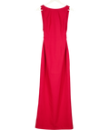 ALB Anne Louise Soiree Bow Back Dress Red UK XS