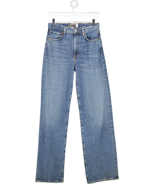 AGOLDE Blue Harper High Rise Straight Leg Jean W25