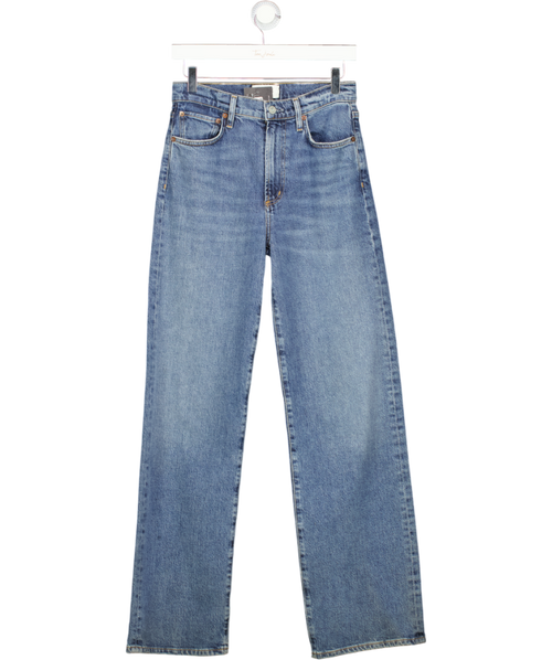 AGOLDE Blue Harper High Rise Straight Leg Jean W25