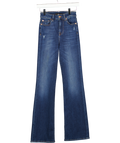 7 FOR ALL MANKIND Mid Blue High Waist Lisha Slim Flare Jeans W24