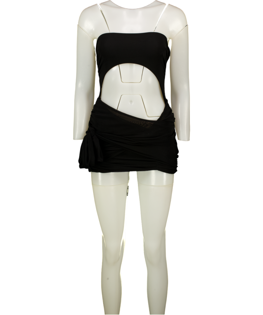 White Fox Black Mykonos Moonlight Mini Dress UK S