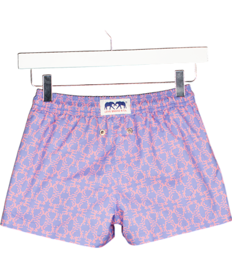 LOVE BRAND & CO Blue / Coral Boys Swim Shorts 4 Years