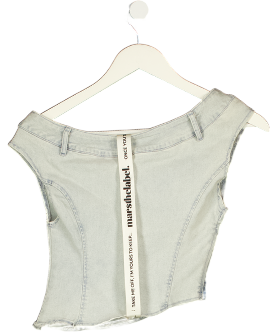 Mars the Label Blue The Rosalie Top UK 8