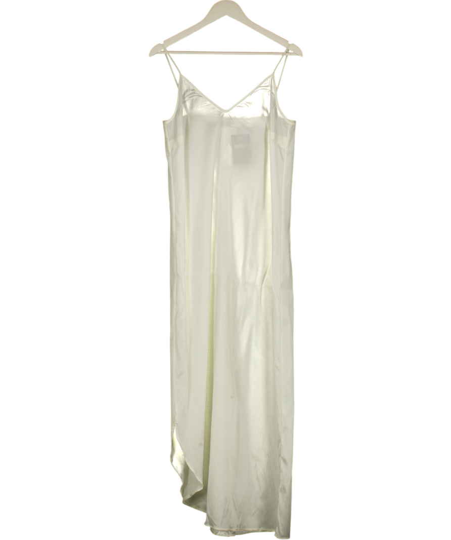 MARINA RINALDI Cream Satin Slip Dress UK 10