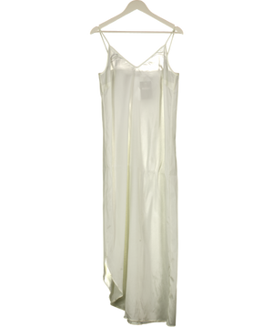 MARINA RINALDI Cream Satin Slip Dress UK 10