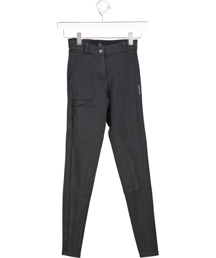 Fouganza Black Horse Riding Jodhpurs 100 UK XS