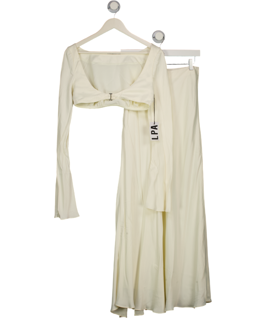 LPA Cream Two Piece Coords UK S