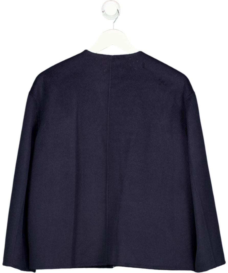 PHASE EIGHT Navy Blue Georgie Wool Jacket UK S