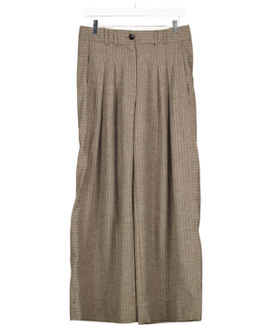 ME+EM Grey Double Pleat Trouser UK 10
