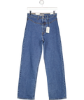 LEVI'S Mid Blue Ribcage Straight Jeans L29" W27