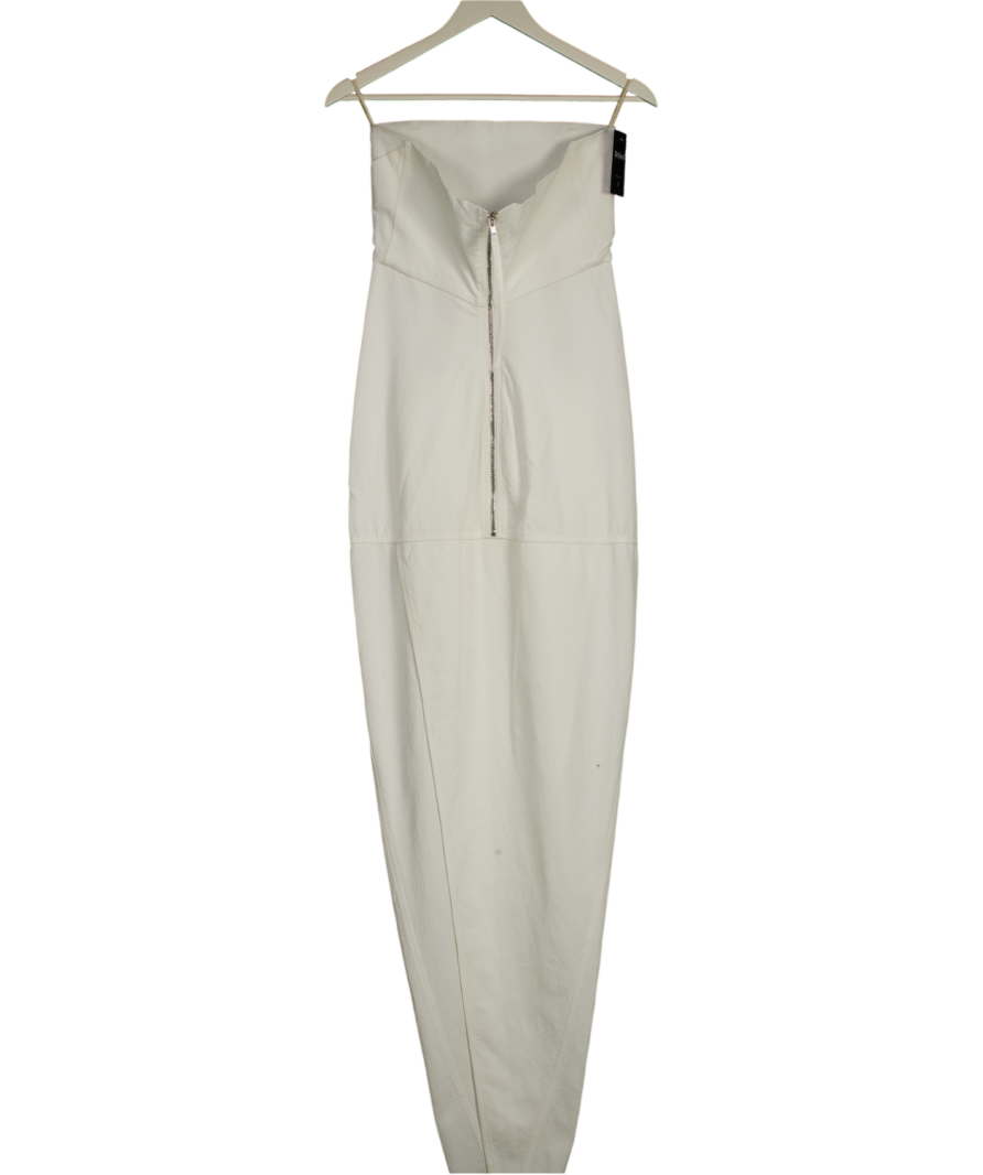 Rick Owens Milk White Bustier Gown UK 8