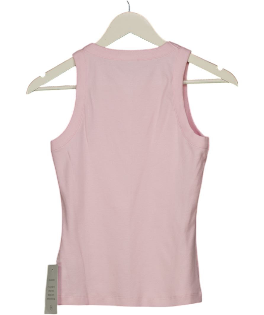 Nobody's Child Baby Pink Ribbed Vest Top UK 8