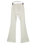 ZARA White Flare Trousers With Vents UK S