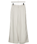 HOUSE OF CB Tasha White Linen Mix Trousers UK M