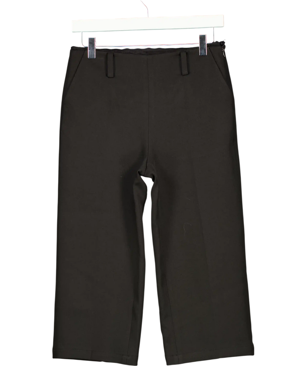 Saumple Study Symp Black Lace Waistband Straight-leg Suit Pants UK S