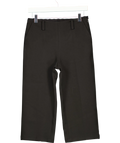 Saumple Study Symp Black Lace Waistband Straight-leg Suit Pants UK S