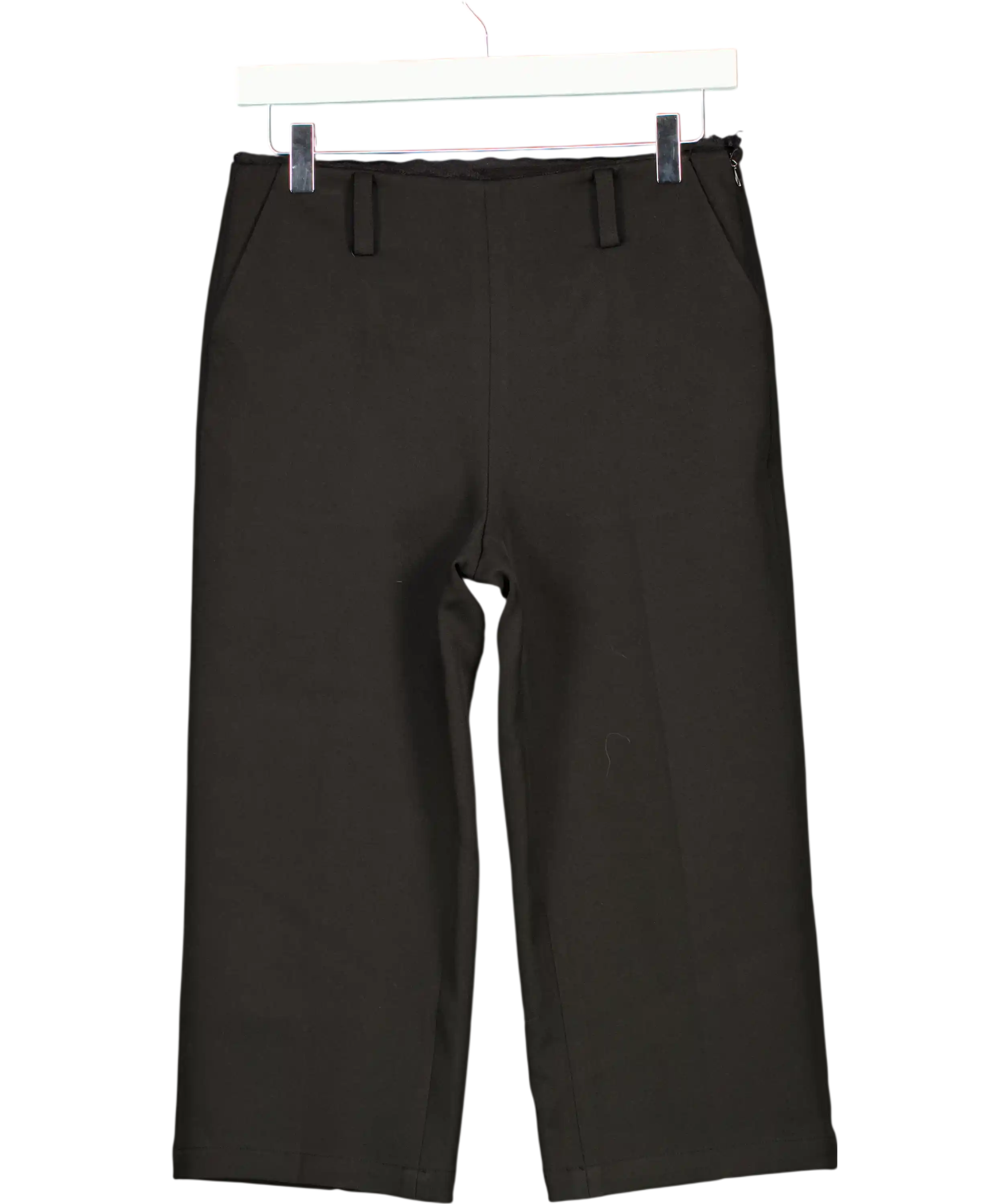 Saumple Study Symp Black Lace Waistband Straight-leg Suit Pants UK S