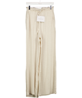 4th Reckless Tulum Beige Linen Drawstring Waist Trouser UK 8