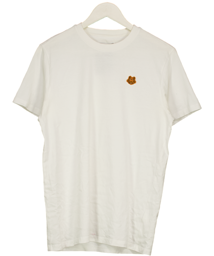 KENZO White Tiger Logo T-shirt UK S