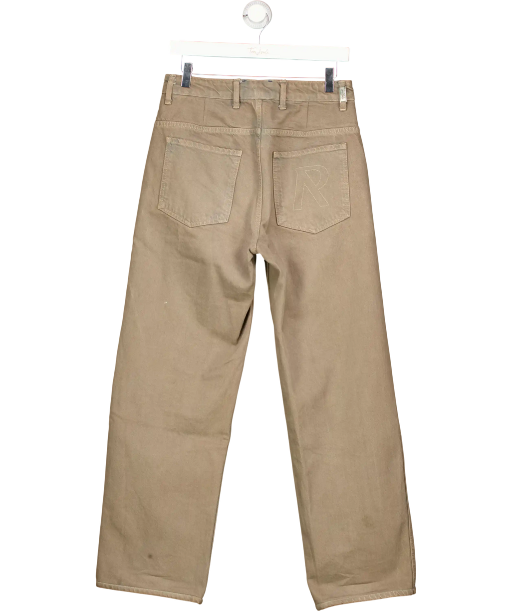 Represent Brown Baggy Denim UK XS