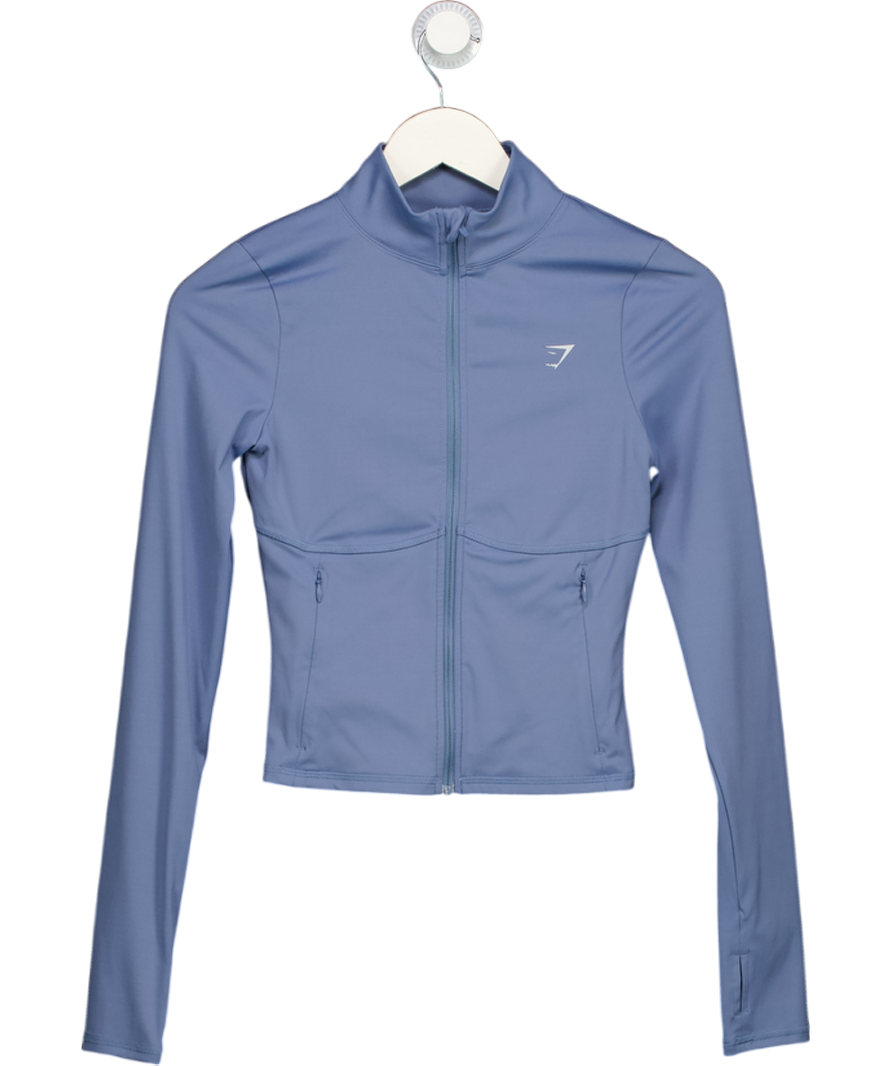 gymshark Blue Conditioning Full Zip Jacket UK XS