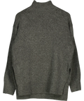 H&M Grey Marl Oversized Polo-neck Jumper UK S