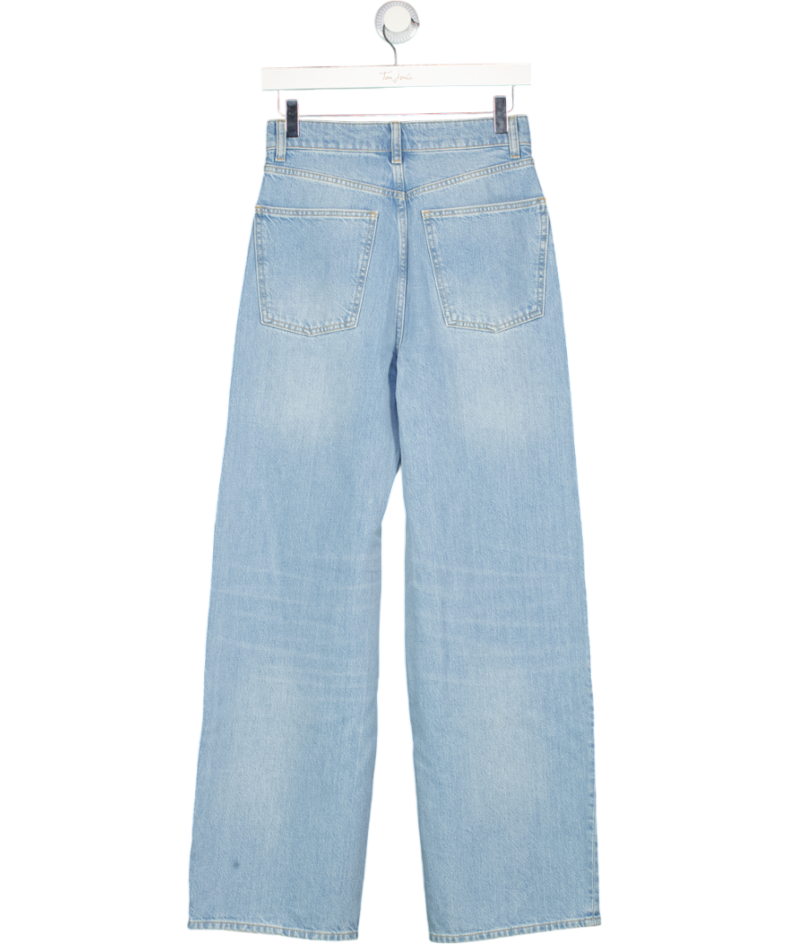 BODEN Light Blue High Waisted Relaxed Straight Leg Jeans W25