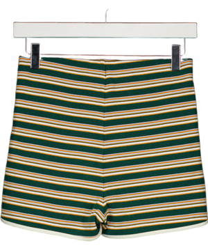 ADIDAS Green Stripe '80s Short Shorts UK S