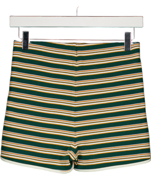 ADIDAS Green Stripe '80s Short Shorts UK S