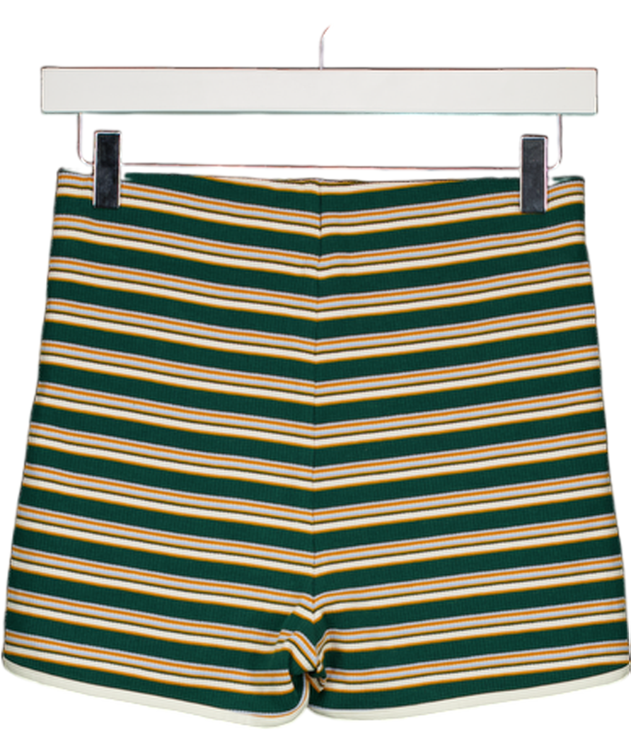 ADIDAS Green Stripe '80s Short Shorts UK S