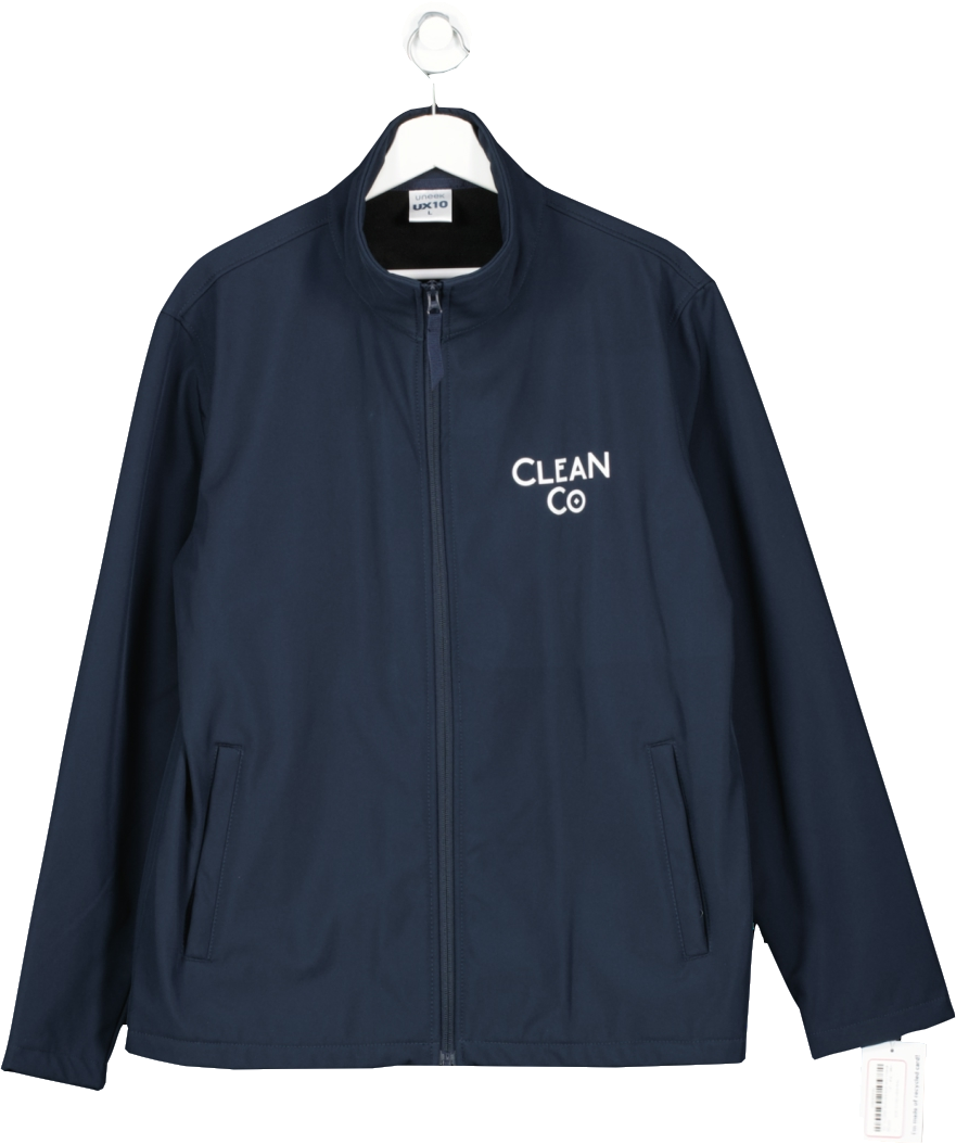 uneek Blue Personalised Clean Co Jacket UK L
