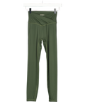 ADANOLA Green Cross Front Leggings UK XS