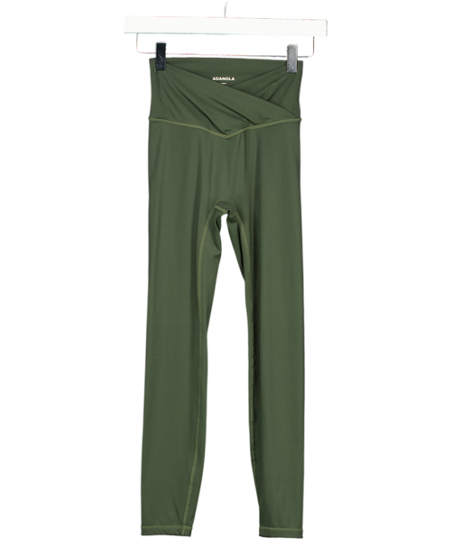 ADANOLA Green Cross Front Leggings UK XS