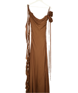 Pretty Rascal Brown Vivienne Midi Dress UK S
