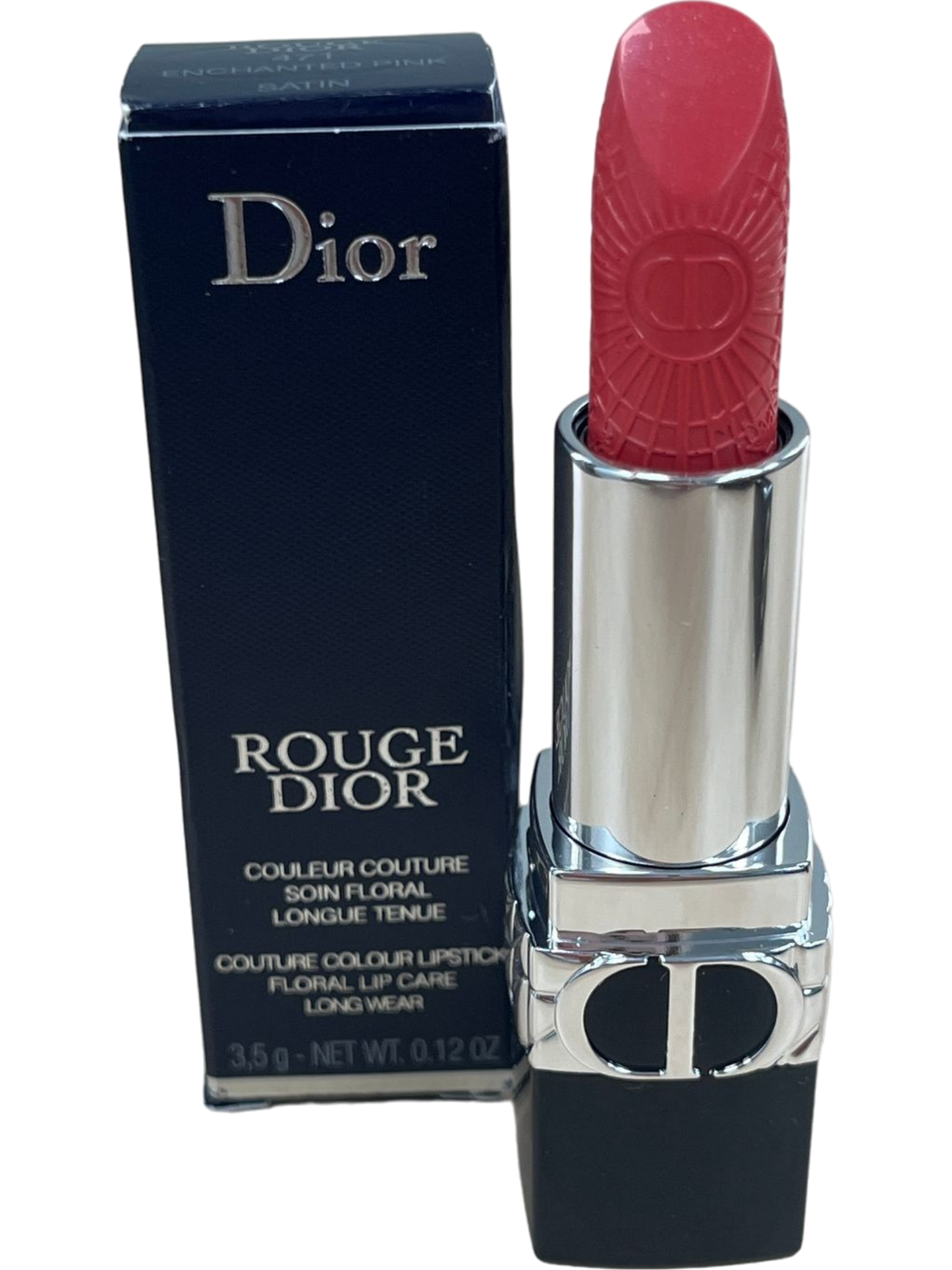 Dior Rouge Dior Satin Enchanted Pink Lipstick Refillable #471