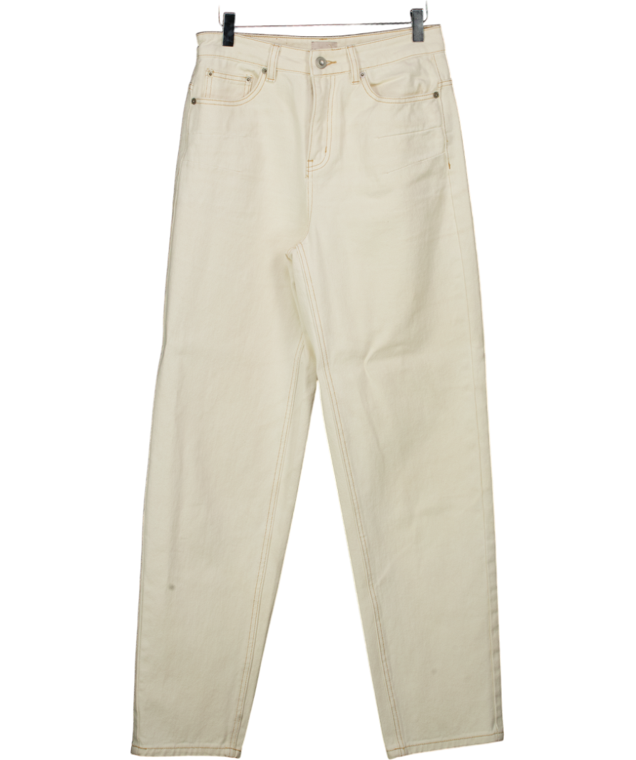 French Connection White Dallas Denim Barrel Leg Jeans UK 6