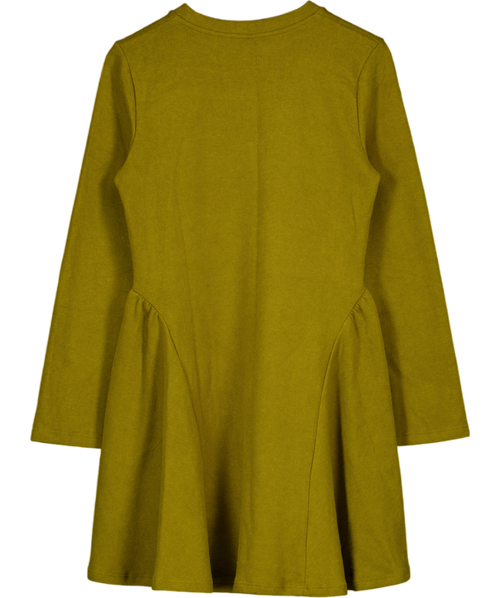 ASOS Olive Green Fleece Long Sleeve Mini Dress UK 16