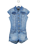 Realty Blue Mini Jumpsuit UK S