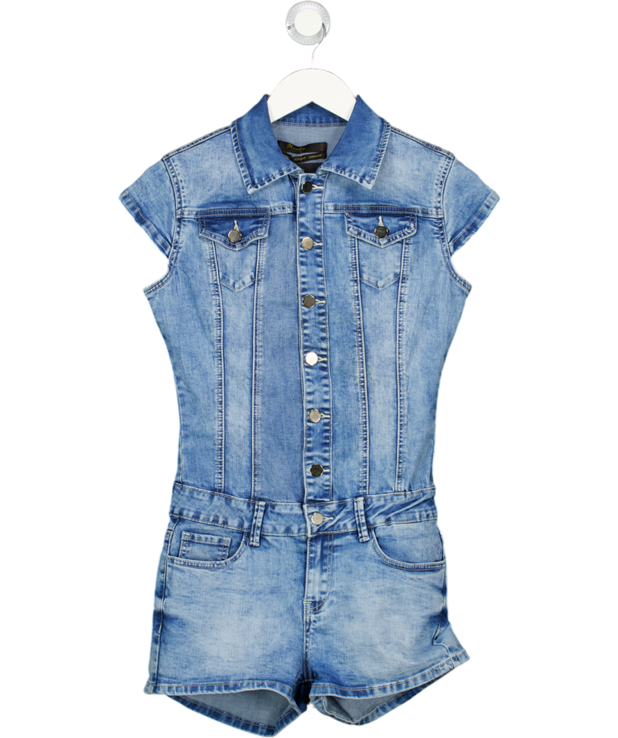 Realty Blue Mini Jumpsuit UK S