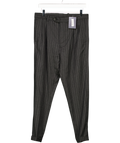 All Saints Grey Pinstripe Skinny Trousers W28