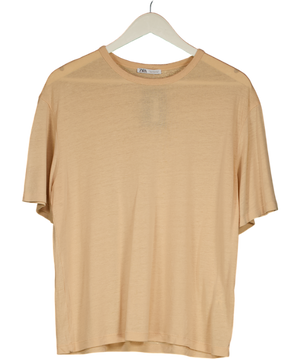 ZARA Orange Lightweight Tee UK M