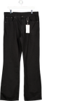 WEEKDAY Black Mercury Mid Rise Relaxed Bootcut Leg Jeans L32 W32