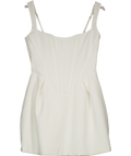 Babyboo White Janiyah Mini Dress - Ivory UK M