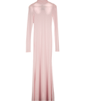 Noughts & Kisses Pink Gisele Fine Knit Maxi Dress UK S